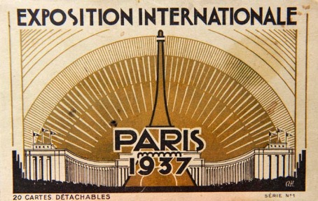 Postcard for Paris "Exposition internationale de 1937"